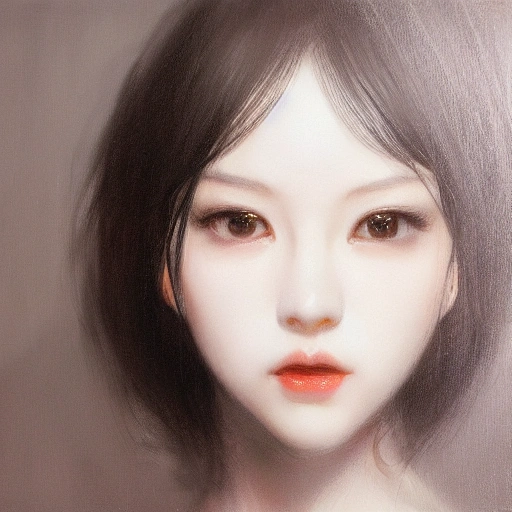 Ruan Jia, night, face details, realistic, young girl with black hair, high-detail symmetrical beautiful eyes, 8K, light and shadow, Japanese style, high-detail upper body, white clothes