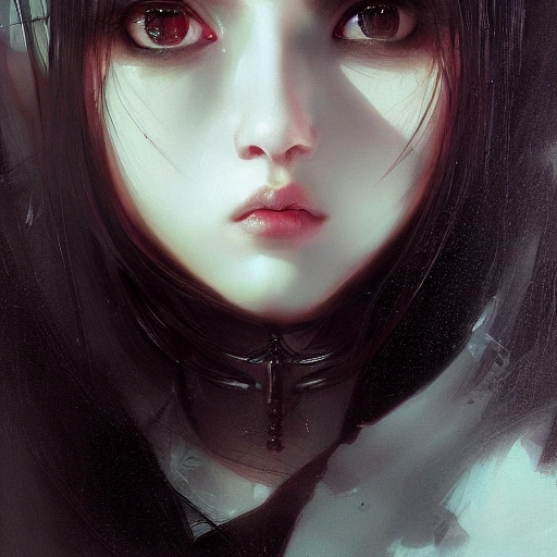 Ruan Jia, night, face details, realistic, young girl with black hair, high-detail symmetrical beautiful eyes, 8K, light and shadow, Japanese style, high-detail upper body, white clothes