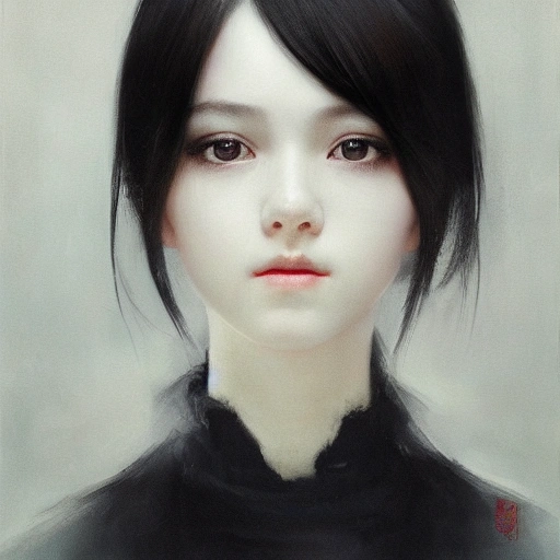 Ruan Jia, night, face details, realistic, young girl with black hair, high-detail symmetrical beautiful eyes, 8K, light and shadow, Japanese style, high-detail upper body, white clothes