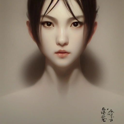 Ruan Jia, night, face details, realistic, young girl with black hair, high-detail symmetrical beautiful eyes, 8K, light and shadow, Japanese style, high-detail upper body, white clothes