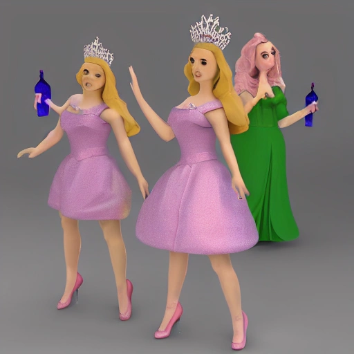 a princess but spoiled drunk


, 3D