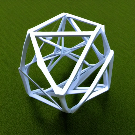 icosahedron, 3D, - Arthub.ai