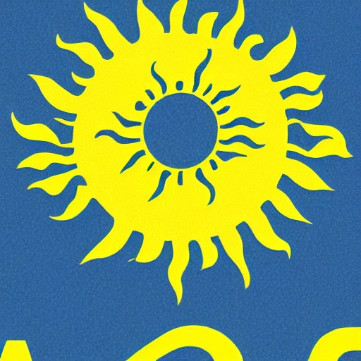 Design a cool and modern revolutionary logo for a solar installation company in blue green yellow that incorporates the imagery of a sun and write the company's name, "Solarteur", in a bold and innovative font, Beautiful Lighting, Happy, Pencil Sketch