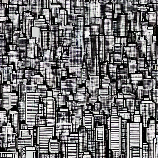 big busy city made of the test 'too loud', Trippy