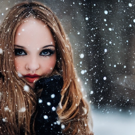 professional portrait photograph of a gorgeous beauty and sexy fat girl in winter clothing with long wavy blonde hair, ((sultry flirty look)), freckles, beautiful symmetrical face, cute natural makeup, ((standing outside in snowy city street)), stunning modern urban upscale environment, ultra realistic, concept art, elegant, highly detailed, intricate, sharp focus, depth of field, f/1.8, 85mm, medium shot, mid shot, (centered image composition), (professionally color graded), ((bright soft diffused light)), volumetric fog, trending on instagram, trending on tumblr, hdr 4k, 8k