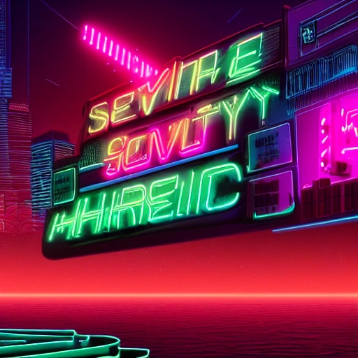 Synthwave, neon city, hq, hd, high resolution