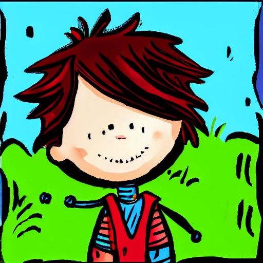 little prehistoric boy , Cartoon