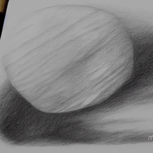 mars , Pencil Sketch