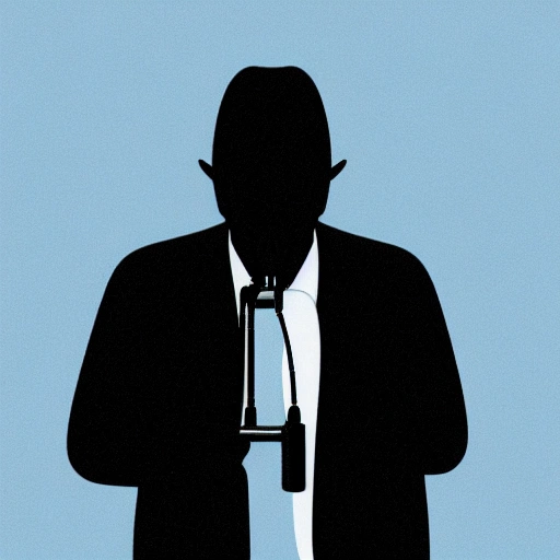 one person in the shadows on blue background, journalism, whistle-blower,  informer, informant, 2D, reputable, secret