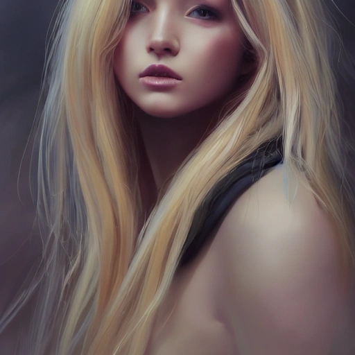 large fullbody-leng portrait,  painting of a girl with long blonde hair, a digital painting by Charlie Bowater, trending on Artstation, fantasy art, detailed painting, digital painting, artstation hd, cinematic,  octane render, unreal engine 5, oil painting, heavy strokes, paint dripping,dark atmospher, Oil Painting, Oil Painting? full length portrait of Emilia Clarke, Daenerys Targaryen, standing in field full of flowers, detailed gorgeous face, full body, confident pose, confident, naked, female, model, woman, nude, nsfw, god rays, intricate, elegant, seductive, realistic, hyperrealistic, character design, concept art, highly detailed, illustration, digital art, digital painting, depth of field, headroom, Oil Painting