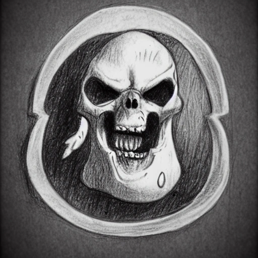 LOGO DE HISTORIAS DE TERROR , Pencil Sketch