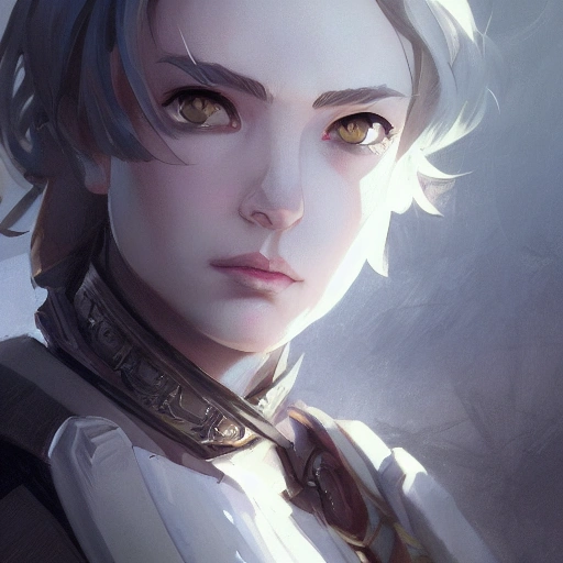 arcane style, jeanne of arc, detailed waist up portrait, cell shaded, 4 k, concept art, by wlop, ilya kuvshinov, artgerm, krenz cushart, greg rutkowski, pixiv. cinematic dramatic atmosphere, sharp focus, volumetric lighting, cinematic lighting, studio quality