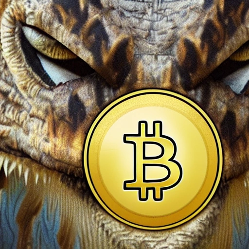 a raptor who loves bitcoin