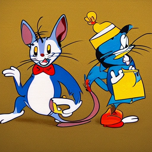 Tom y Jerry , 3D - Arthub.ai