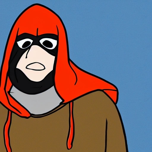 hooded hero, Cartoon