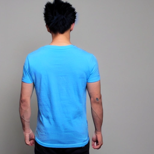 goku, reallist, ss4, blue light t-shirt