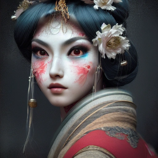 Redshift Style A Real Perfect Female Body Of Beautiful Geisha