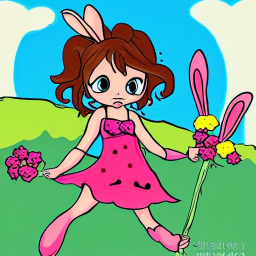 bunny girl, Cartoon