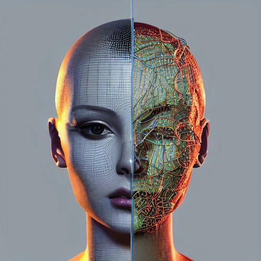 bichectomy render 3d woman real 4k art realistic complex 3d ren ...