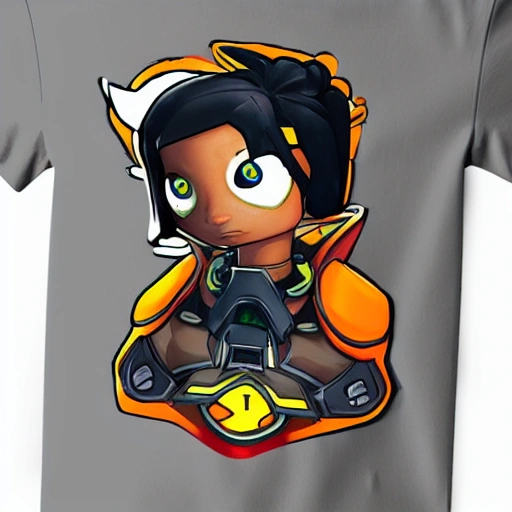 , Cartoon playera de overwatch
