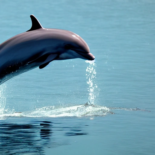 high qualite photo of a dolphin smoking , Cartoon