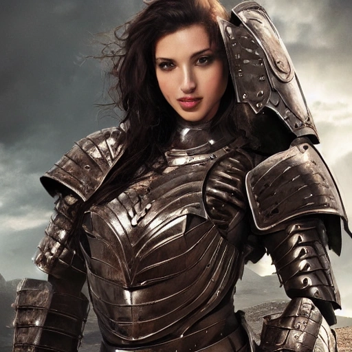 sexy girl with armor - Arthub.ai