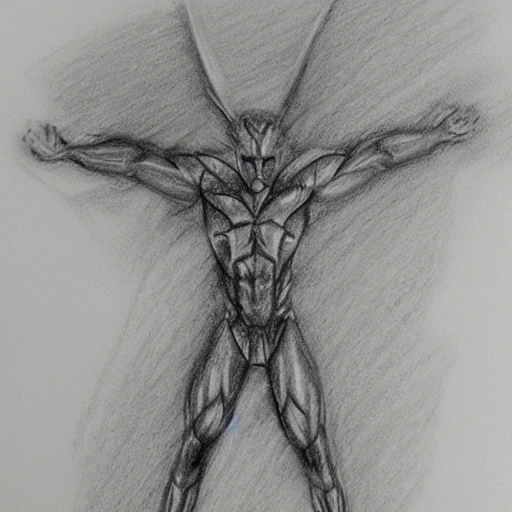 Omega, Pencil Sketch
