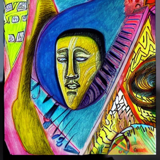letra griega Omega, Pencil Sketch, Cartoon, Trippy, Oil Painting, Water Color