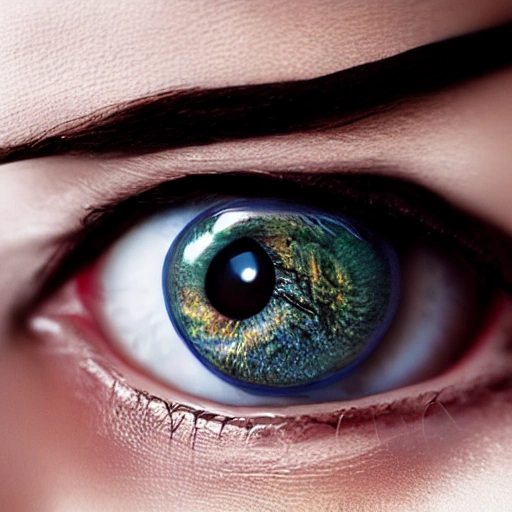 woman 3d eye