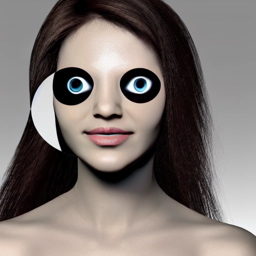 woman 3d eye thamahal