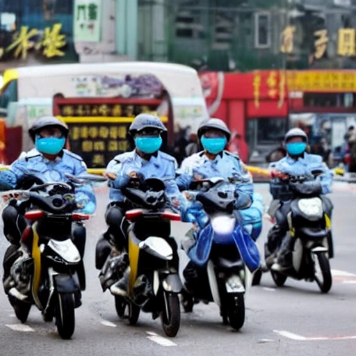 chinese police and egg
