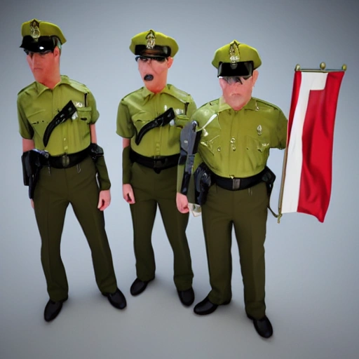 
3D police
