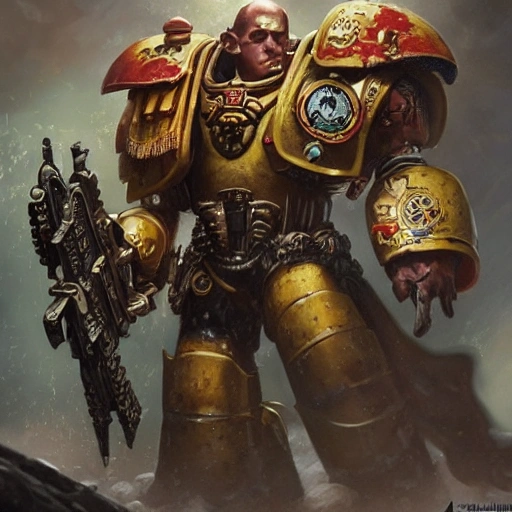 Rafael correa delgado as a Warhammer 40k Battle brother, portrait, fantasy, intricate, elegant, highly detailed, digital painting, artstation, concept art, smooth, sharp focus, illustration, art by artgerm and greg rutkowski and alphonse mucha
