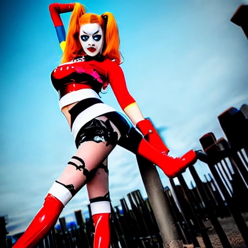 Latex, Harley Quinn, Anime