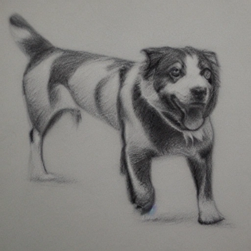 perros yorkshire , Pencil Sketch