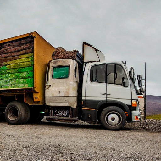 truck, atlas, ireland