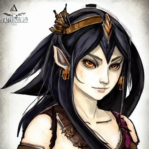 {{{llong black haired dark fantasy female mage in ancient leather clothing}}, 1girl, {{in style of the legend of zelda breath of the wild character art work}}, {dark color scheme}, strong and busty body, waist up portrait, digital water colors, sharp focus, face focus, detailed face and eyes, simple solid color background, masterpiece, artstation