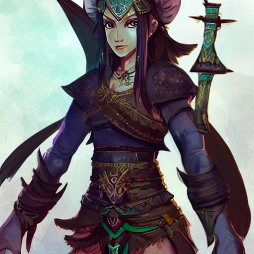 {{{llong haired dark fantasy female gerudo mage in ancient leather clothing}}, 1girl, {{in style of the legend of zelda breath of the wild character art work}}, {dark color scheme}, strong and busty body, waist up portrait, digital water colors, sharp focus, face focus, detailed face and eyes, simple solid color background, masterpiece, artstation