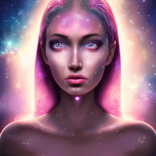 ultra realistic photo portrait of space galaxy princess cosmic energy, redshift style, a real perfect female body of beautiful, perfect face, perfect eyes, confident attitude, perfect composition, beautiful detailed, insanely detailed, full portrait, trending on artstation, 8 k artistic photography, photorealistic concept art, soft natural volumetric cinematic perfect light, oil on canvas, sharp focus, illustration, dreamy magical atmosphere, 4k, 8k, , 3D