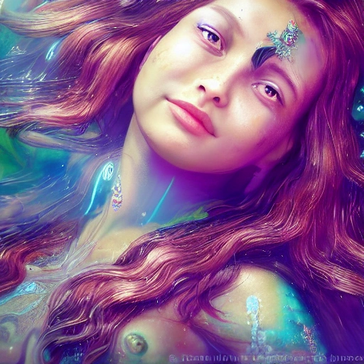 ultra realistic photo portrait of amazonian princess, vibrant energy, perfect face, perfect deep eyes, smiley attitude, long hair, perfect composition, beautiful detailed intricate insanely detailed, artistic photography, concept art, soft natural volumetric cinematic perfect light, sharp focus, art station, concept art, smooth, dreamy magical atmosphere, 4k, 8k, , 3D