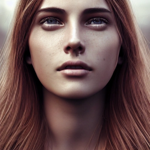 ultra realistic photo portrait, redshift style, a real perfect female body of beautiful perfect face, intricate, elegant, highly detailed, trending on artstation, woman portrait, photography, epic cinematic, octane render , denoise, extremely detailed, vibrant energy, perfect deep eyes, smiley attitude, long hair, perfect composition, concept art, soft natural volumetric cinematic perfect light, sharp focus, smooth, 4k, 8k, , 3D