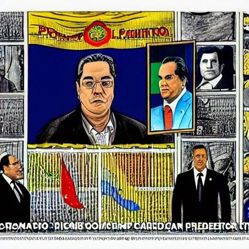 retrato estilo barroco del presidente Petro de colombia