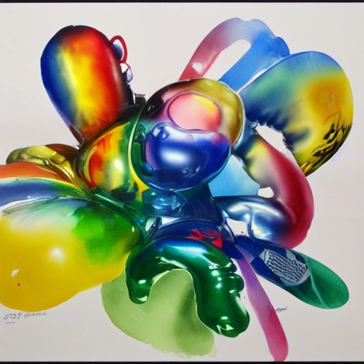 obra de jeff koons, Water Color