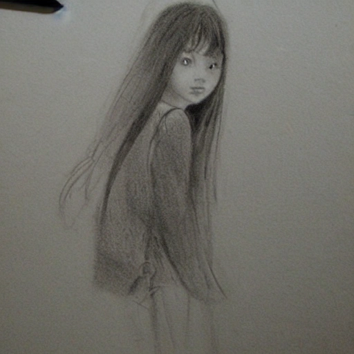 self healing doll pencil sketch | 2018, graphite on sketch p… | Flickr