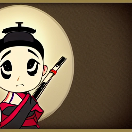 Create a meiko samurai , Cartoon