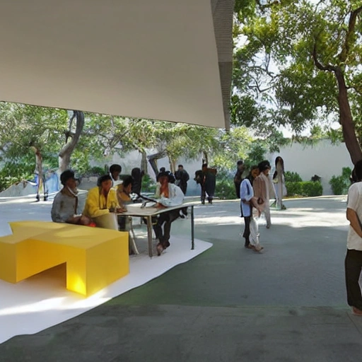 Bringing together creativity, technology and sustainability, the National Institute of Design in Hyderabad is a modern-day oasis for aspiring designers. Designed by world-renowned architect BV Doshi, this campus serves as a source of inspiration and a hub for innovation. Embracing the rich cultural heritage of Hyderabad while embracing cutting-edge design practices, the NID campus is a vibrant and dynamic space that fosters collaboration and growth. From textiles and product design to graphics and animation, students here are empowered to turn their artistic visions into tangible realities. Join us in this unique artistic journey and become a part of the design revolution that is shaping India's future.Zaha Hadid Architects thesis level design art and culture elements