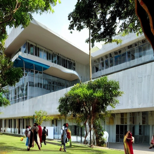 Bringing together creativity, technology and sustainability, the National Institute of Design in Hyderabad is a modern-day oasis for aspiring designers. Designed by world-renowned architect BV Doshi, this campus serves as a source of inspiration and a hub for innovation. Embracing the rich cultural heritage of Hyderabad while embracing cutting-edge design practices, the NID campus is a vibrant and dynamic space that fosters collaboration and growth. From textiles and product design to graphics and animation, students here are empowered to turn their artistic visions into tangible realities. Join us in this unique artistic journey and become a part of the design revolution that is shaping India's future.Zaha Hadid Architects thesis level design art and culture elements