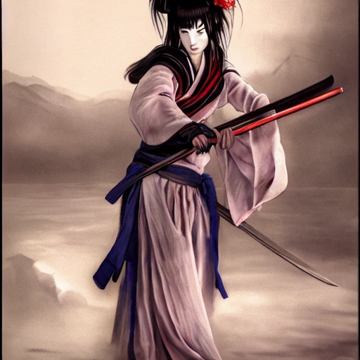 japanese anime warrior wallpaper