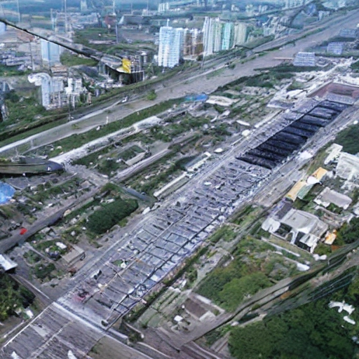 地下城市空间中的穿梭不停的飞行器，黄金科幻风格，有独眼巨人在城市中出没，细腻，柔和光线