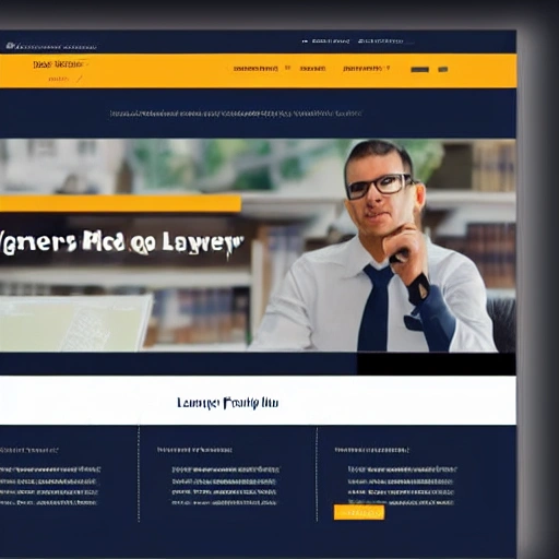 male lawyer, premiuim, website, landing page